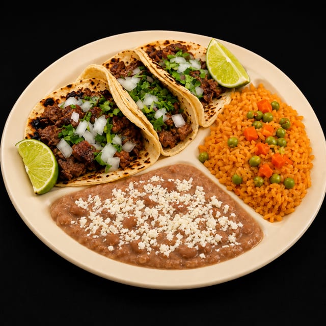 Mini Taco Plate.