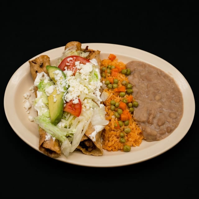 Flautas Plate.