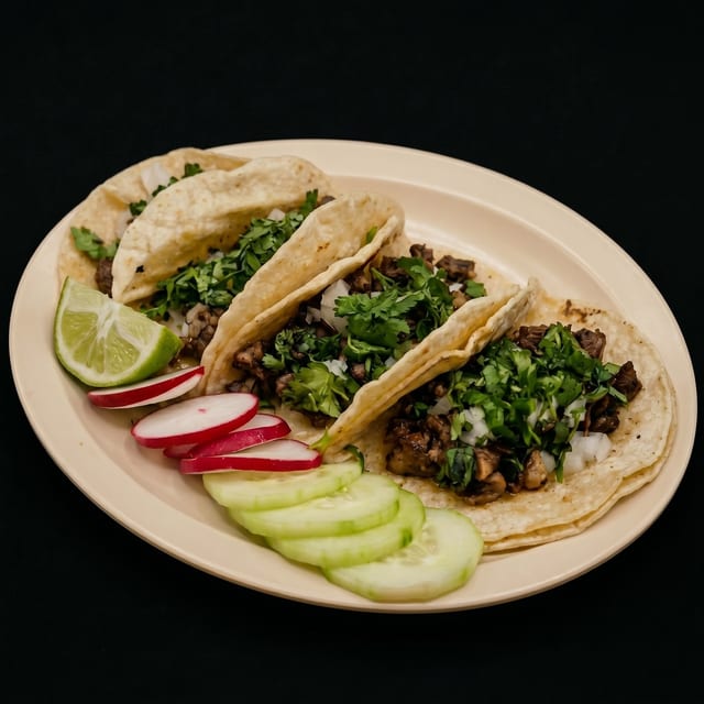 Happy Hour Mini Tacos.